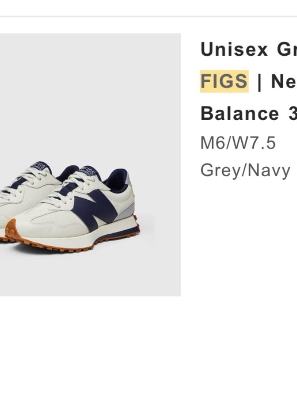 New Balance Grey and Navy Trail Runner Sneakers